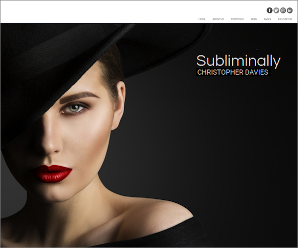 Website for model subjects