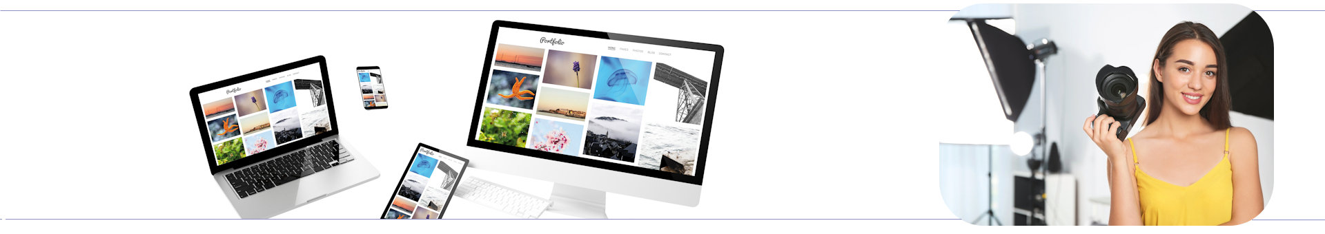 Web design for photographer